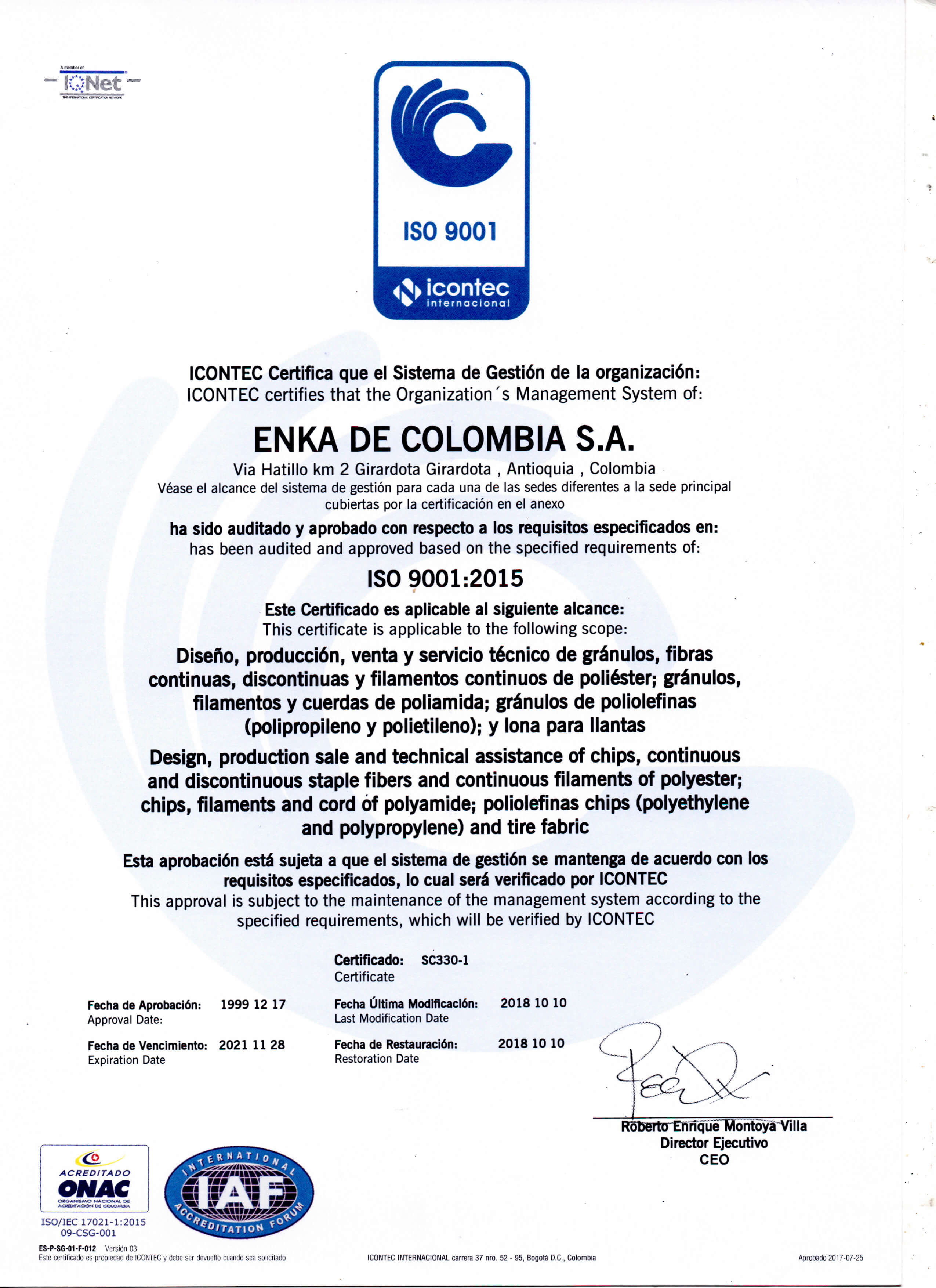 Certificación 1